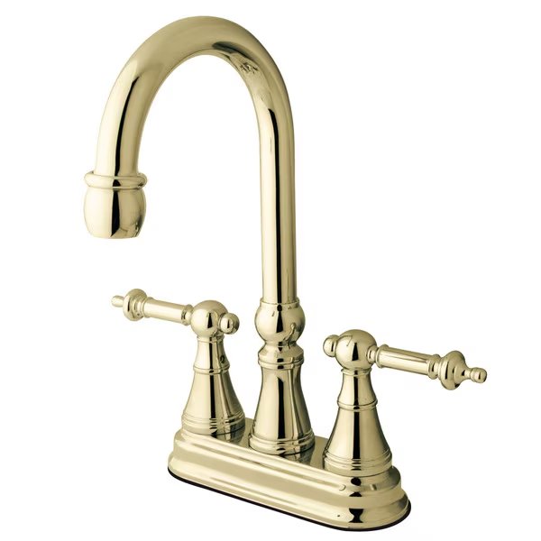 Bar Faucet, Polished Brass, Kingston Brass, Mfr#: KS2492TL